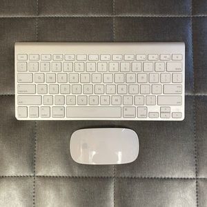Apple Wireless Bluetooth Keyboard and Magic Mouse